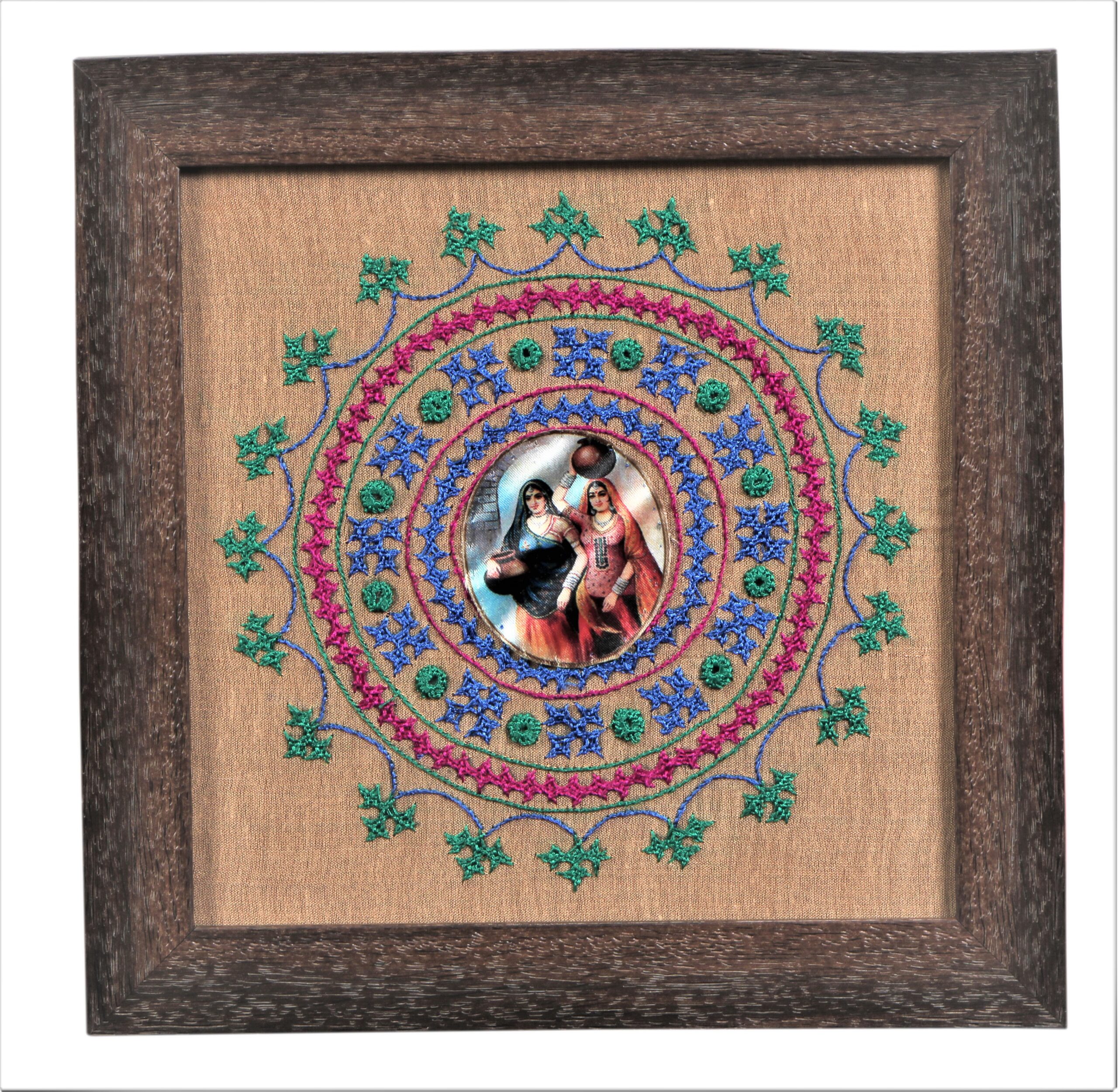 Panihari 2 – Hand Embroidered wall hanging