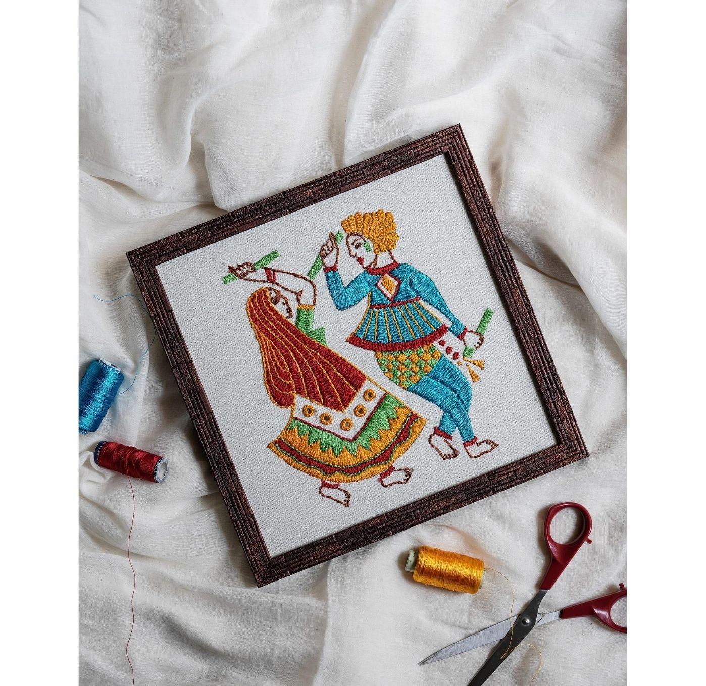 Khelaiya – Hand Embroidered Wall Hanging