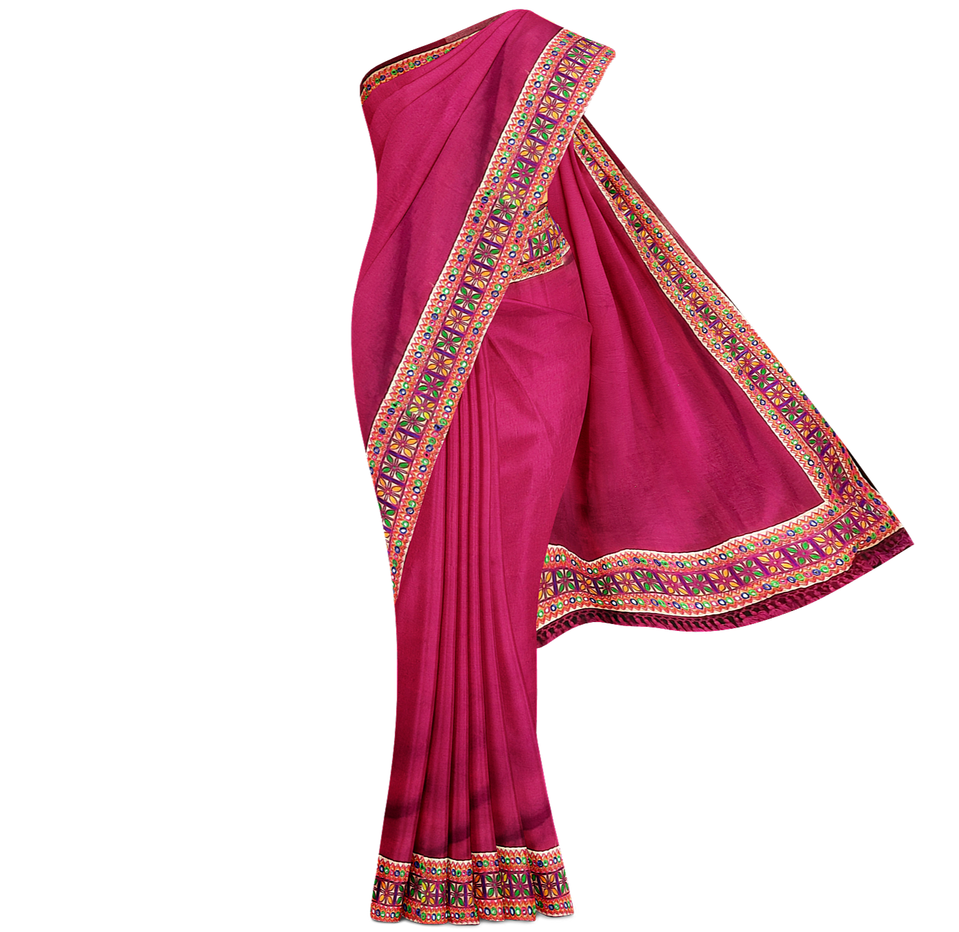 Kala Cotton – Handwoven Saree with embroidery