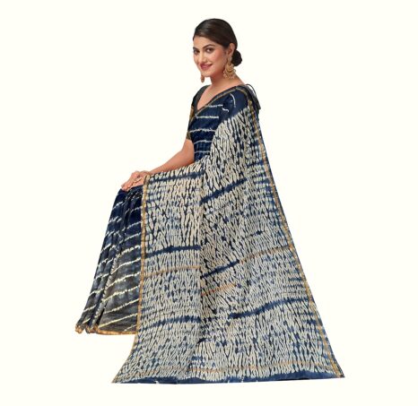 Tie And Dye Chanderi Silk Cotton Saree 39